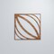 Ekena Millwork Large Otis Decorative Fretwork Wood Wall Panels, Walnut, 23 3/8"W x 23 3/8"H x 3/8"T WALW24X24X0375OTSWA - alternate 5